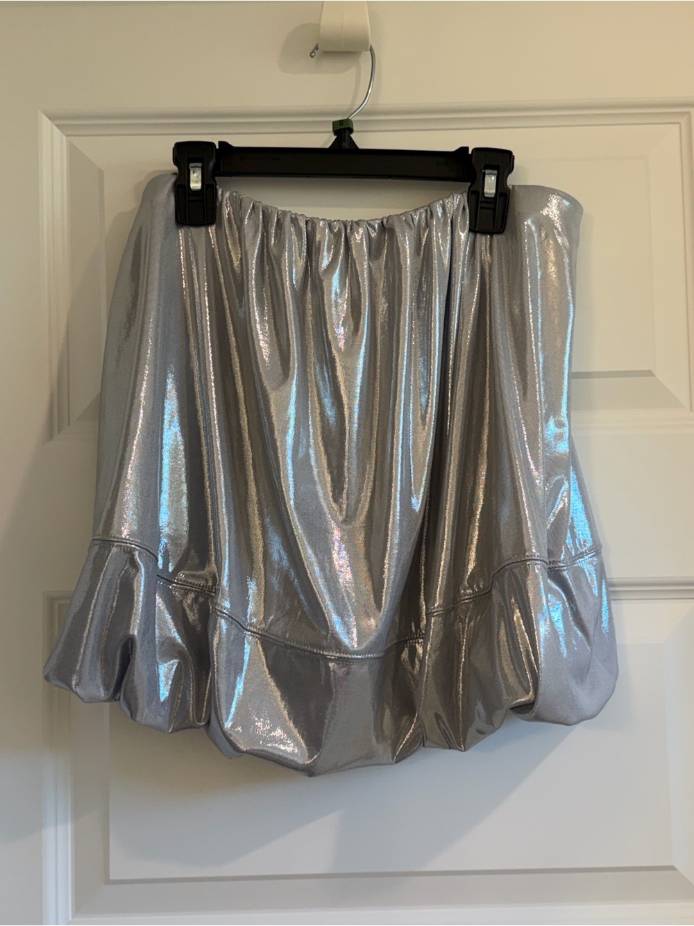 Maeve by Anthropologie Shine Strapless Bubble Top